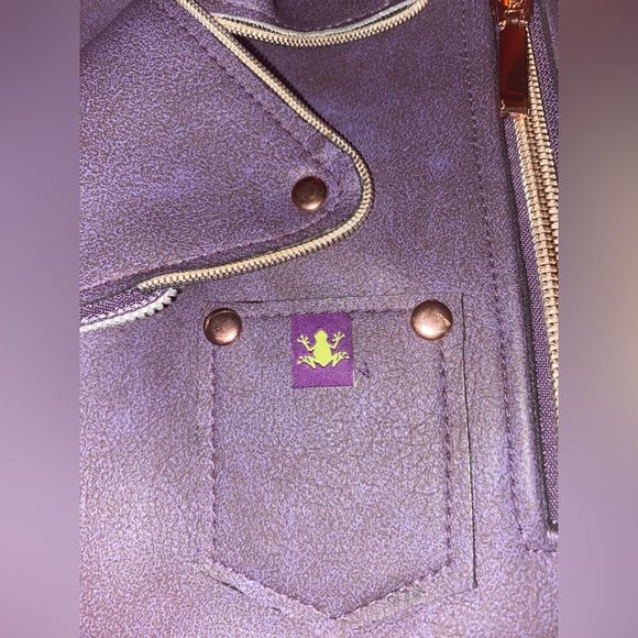 Faux Leather Jacket handbag - Picture 7 of 11